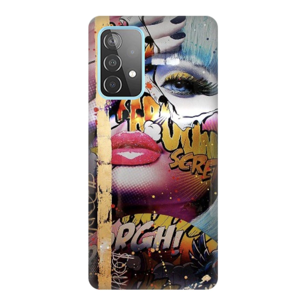 Glossy Wall Art Woman Custom Silicone Case Θήκη για Samsung Galaxy A33 5g Thikimania 5431